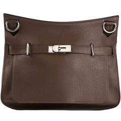 Hermès 35cm Jypsiere Brown Bag
