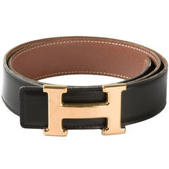 Hermès Vintage Branded Buckle Belt