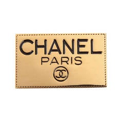Chanel Vintage Logo Brooch