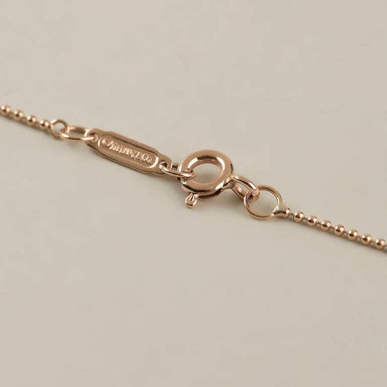 rose gold padlock necklace