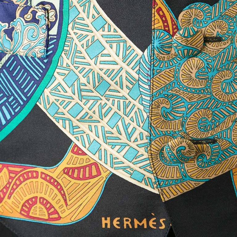 Hermès Printed Waistcoat.