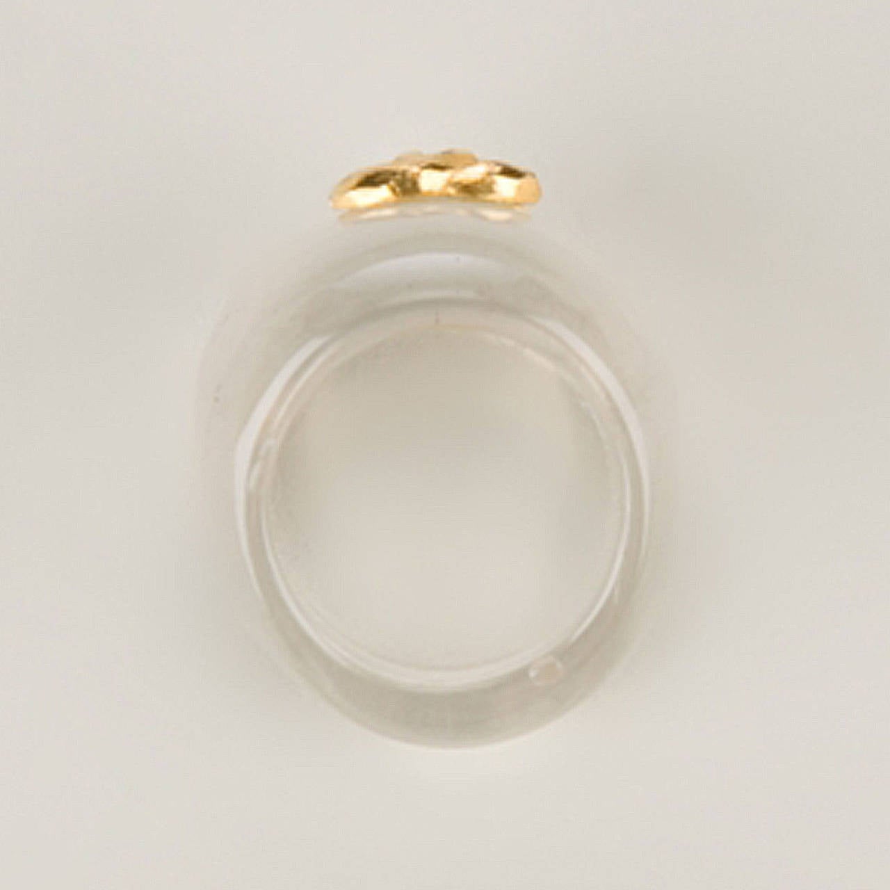 chanel plastic ring