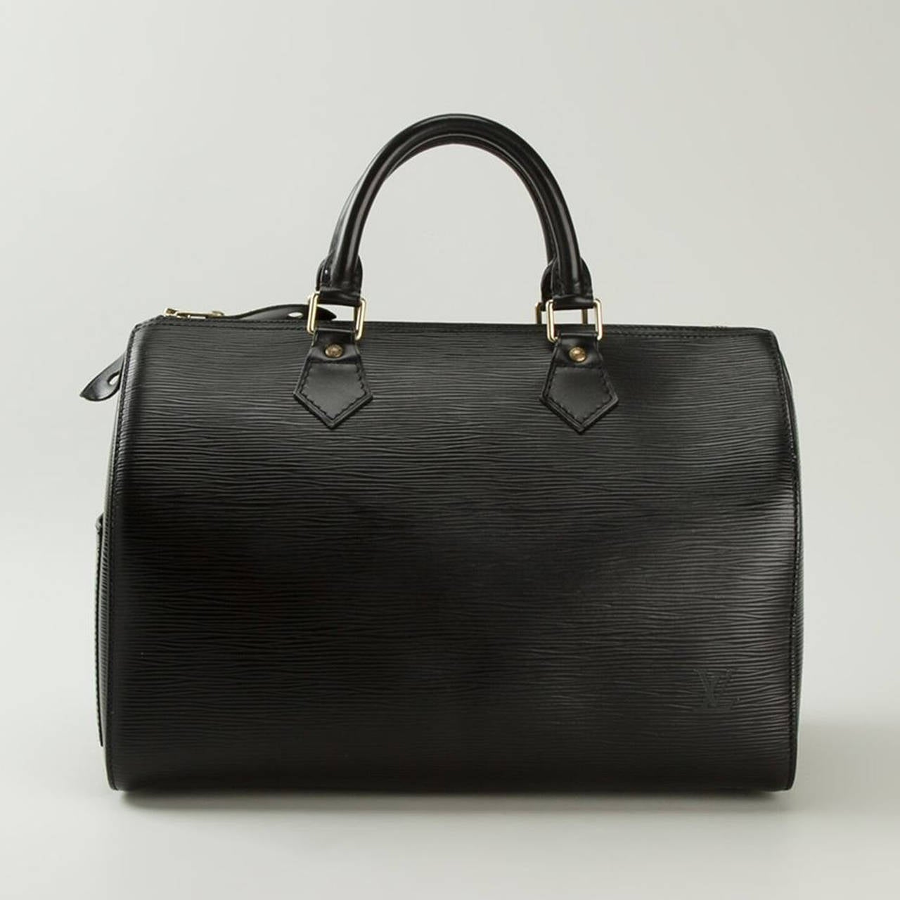 Louis Vuitton Hand Painted Black Epi Speedy Bag at 1stDibs