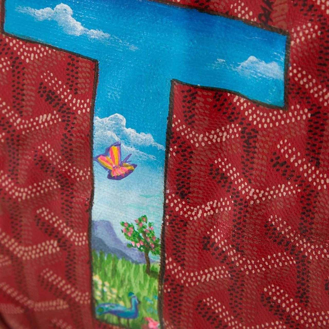 are goyard bags hand painted