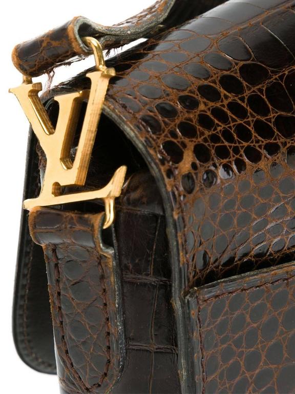 Louis Vuitton Vintage Crocodile St Cloud Bag at 1stDibs