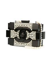 Chanel Vintage Lego Brick Pearl Clutch