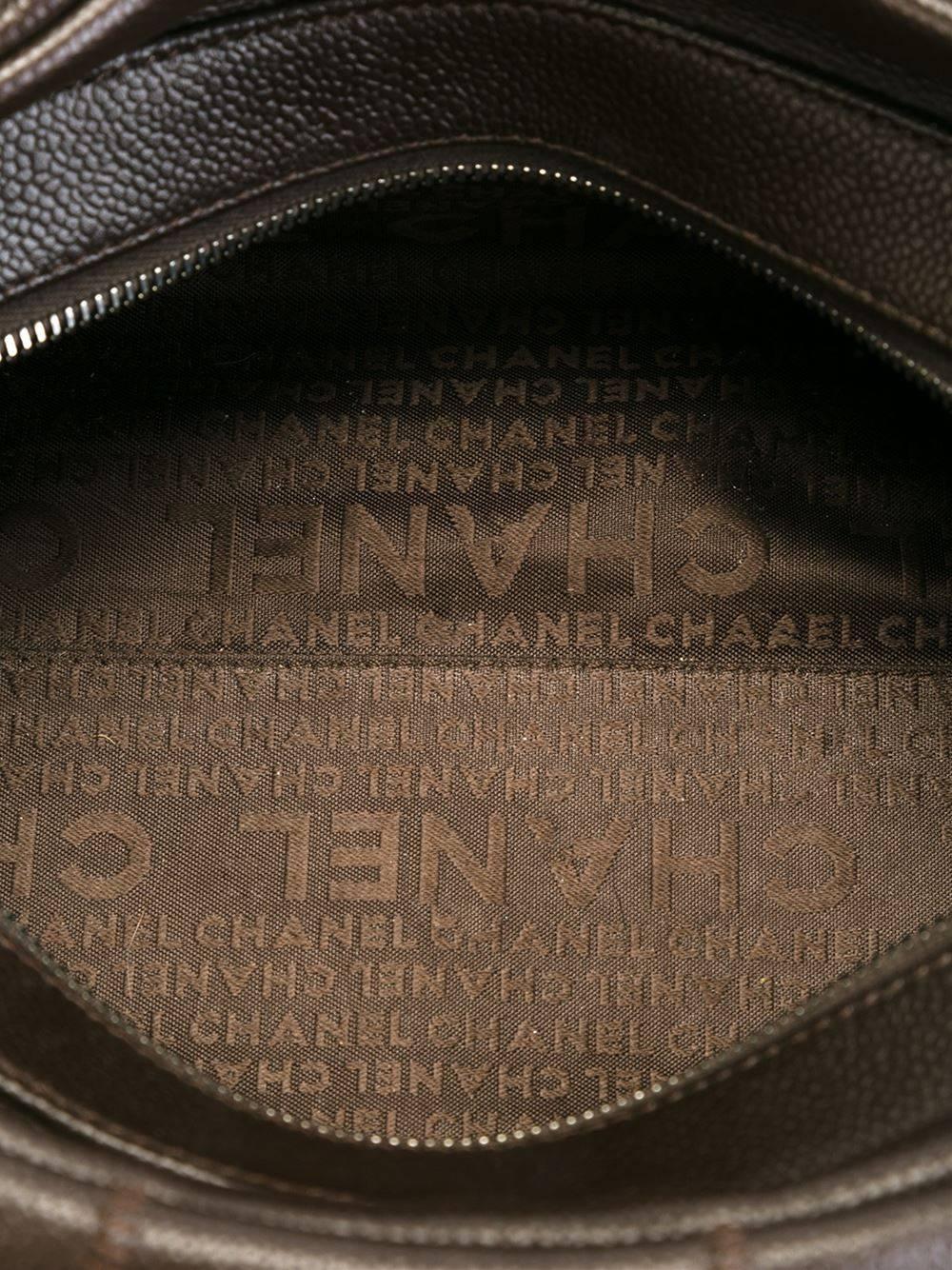 Black Chanel Vintage Bowling Bag