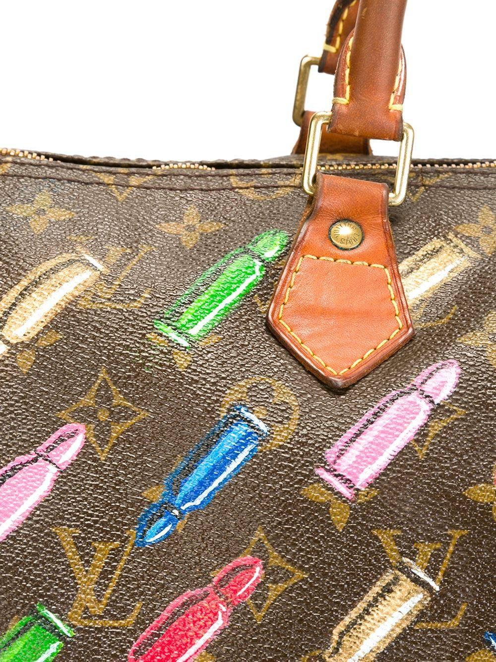 Louis Vuitton Vintage 'Mini Bullet' Speedy Tote 1