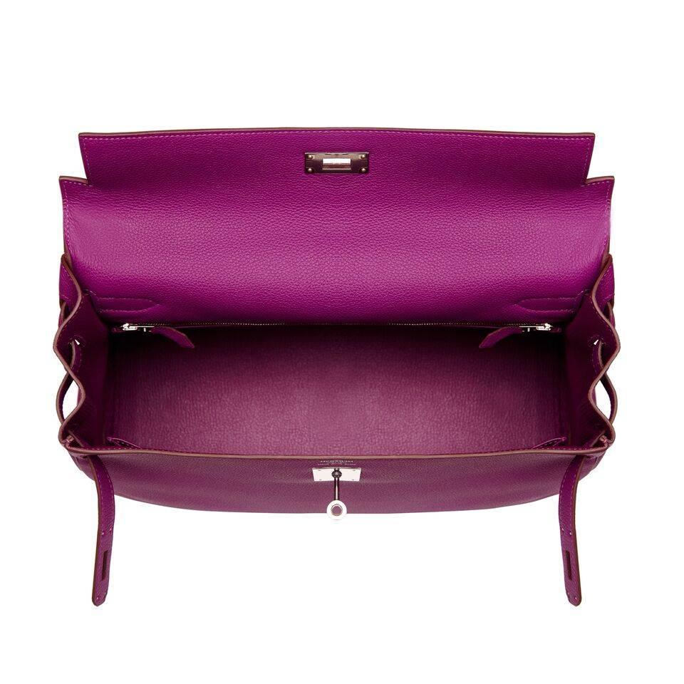 Hermes Anemone (Purple) Kelly 35cm at 1stdibs  
