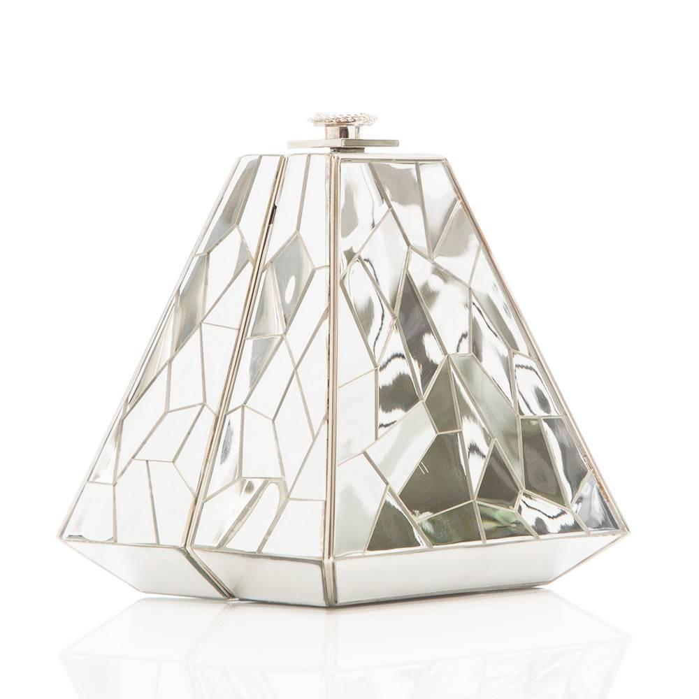 A rare limited edition pyramid shaped bag with 