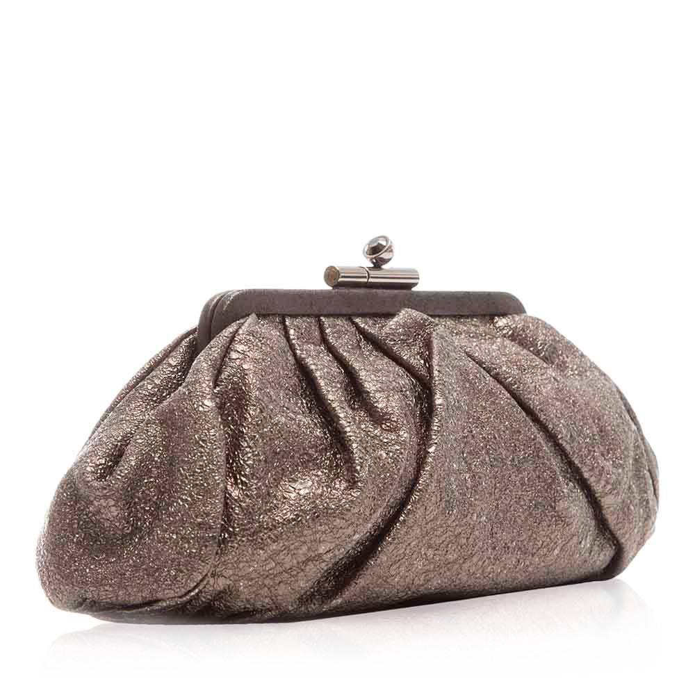 Chanel Metallic Evening Clutch at 1stdibs