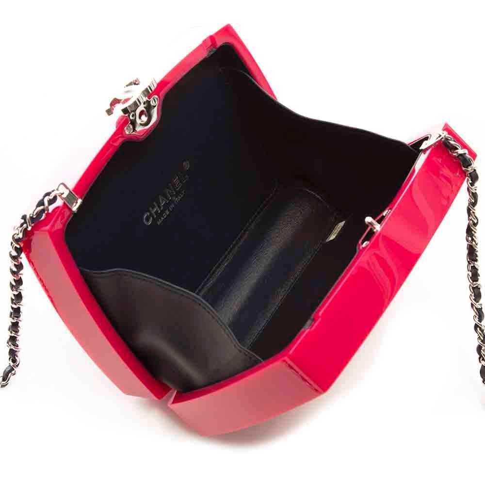 Women's Chanel Pink Plexiglass Equation Bag