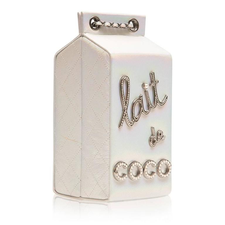 Chanel Silver Milk Carton Bag at 1stDibs  chanel milk carton bag silver, silver  chanel milk carton bag quilted sides palladium hardware, silver chanel milk  carton bag price