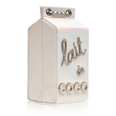 Chanel Silver Milk Carton Bag