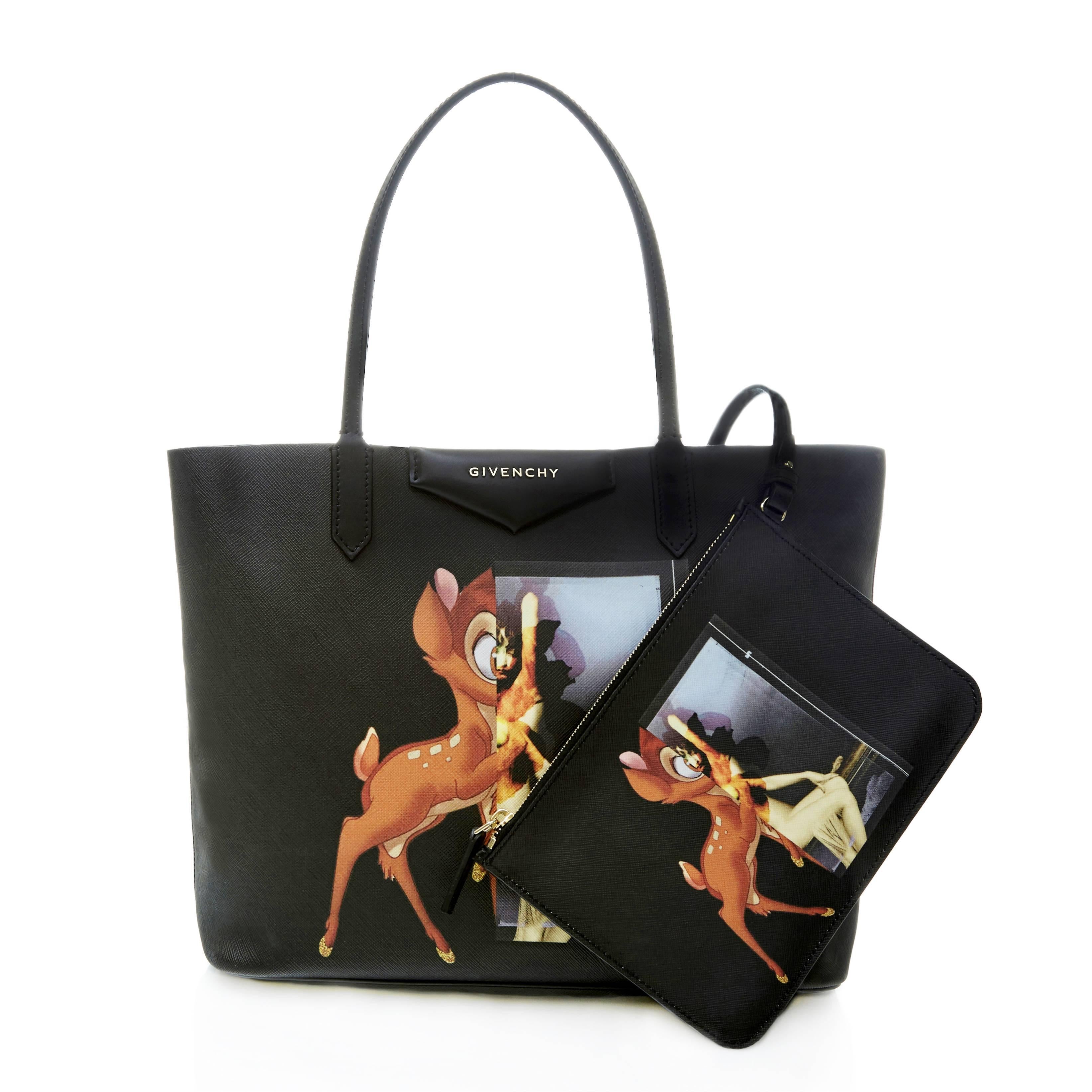 Givenchy Black Bambi Tote 2