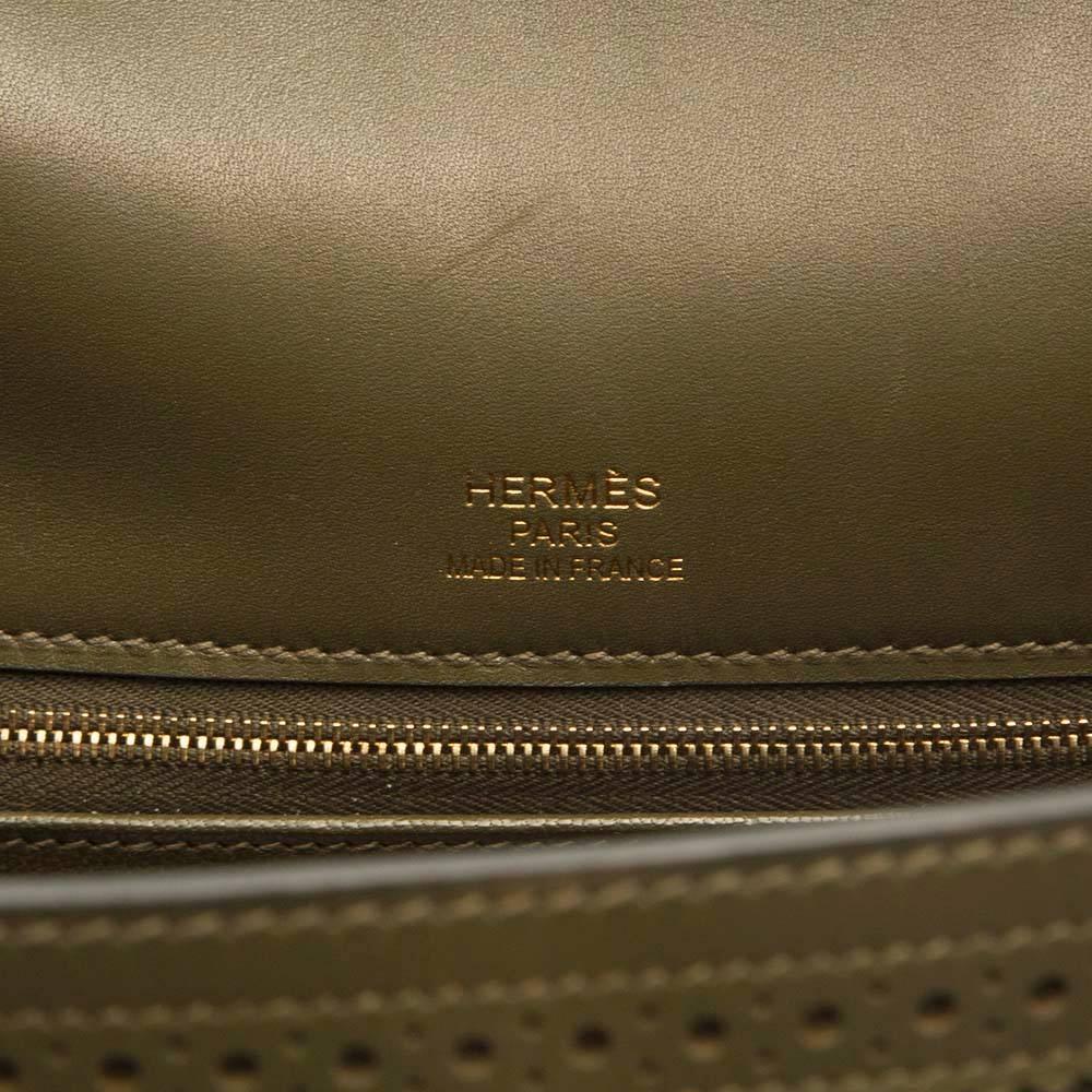 Hermes Green Kelly Ghillies 35cm For Sale at 1stdibs  