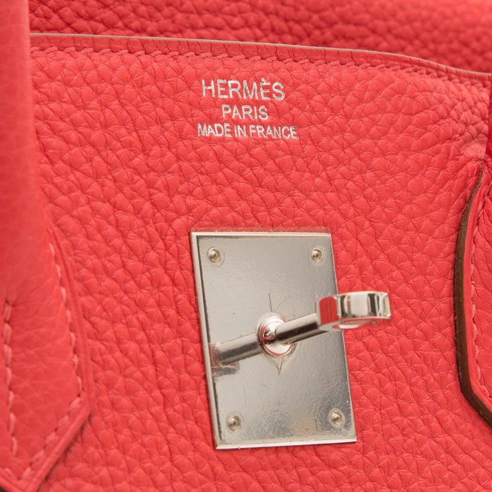 Women's Hermes Rose Jaipur Birkin Bag 35cm