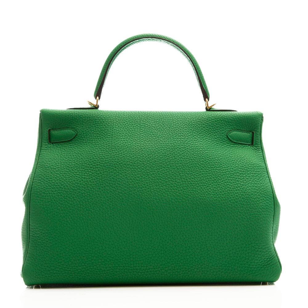 hermes kelly green bag