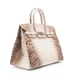 Hermès Himalayan Matte Nilo Crocodile 35cm Birkin Bag