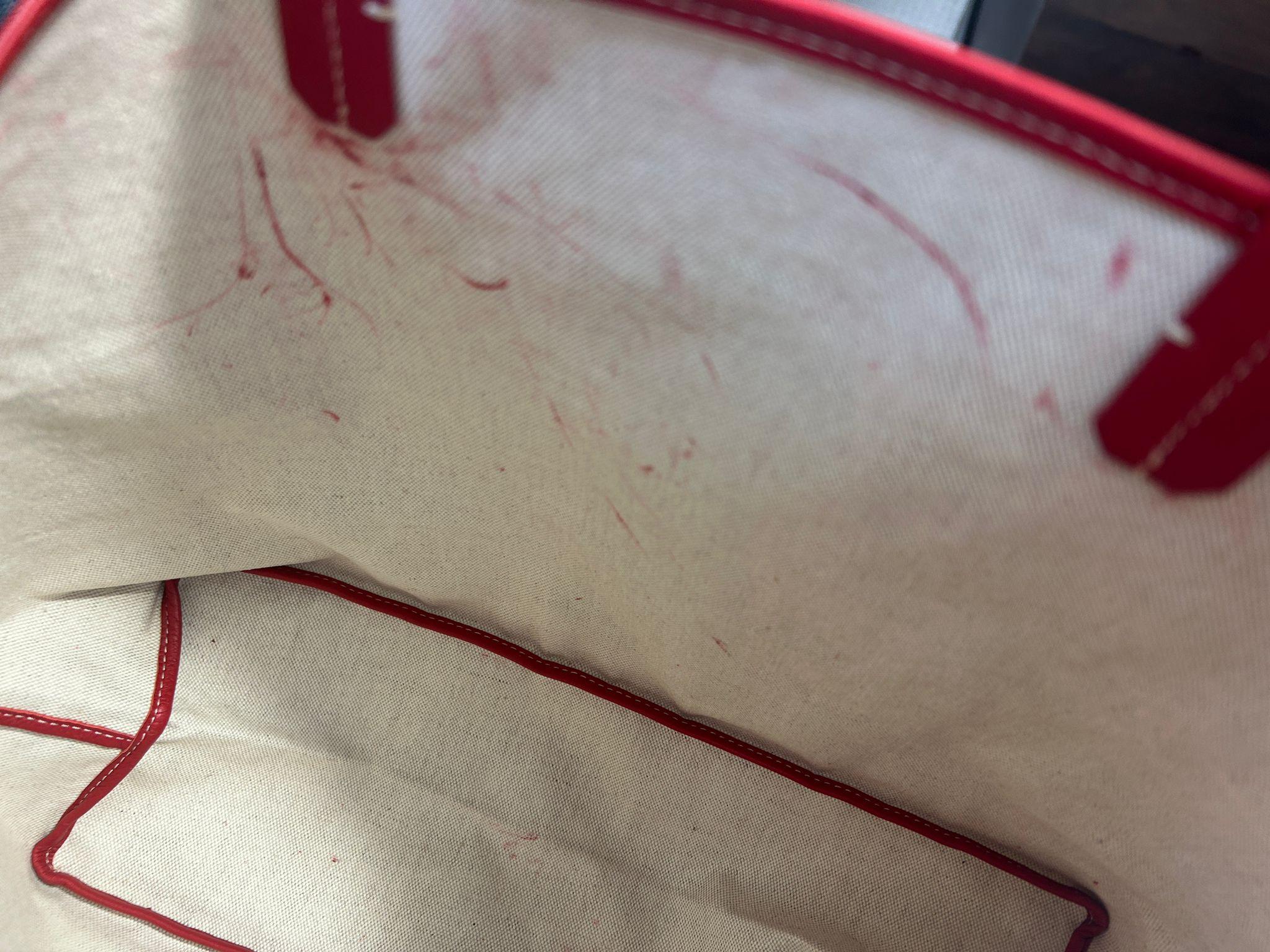 Pink Goyard Customised Monogram St Louis PM Bag For Sale