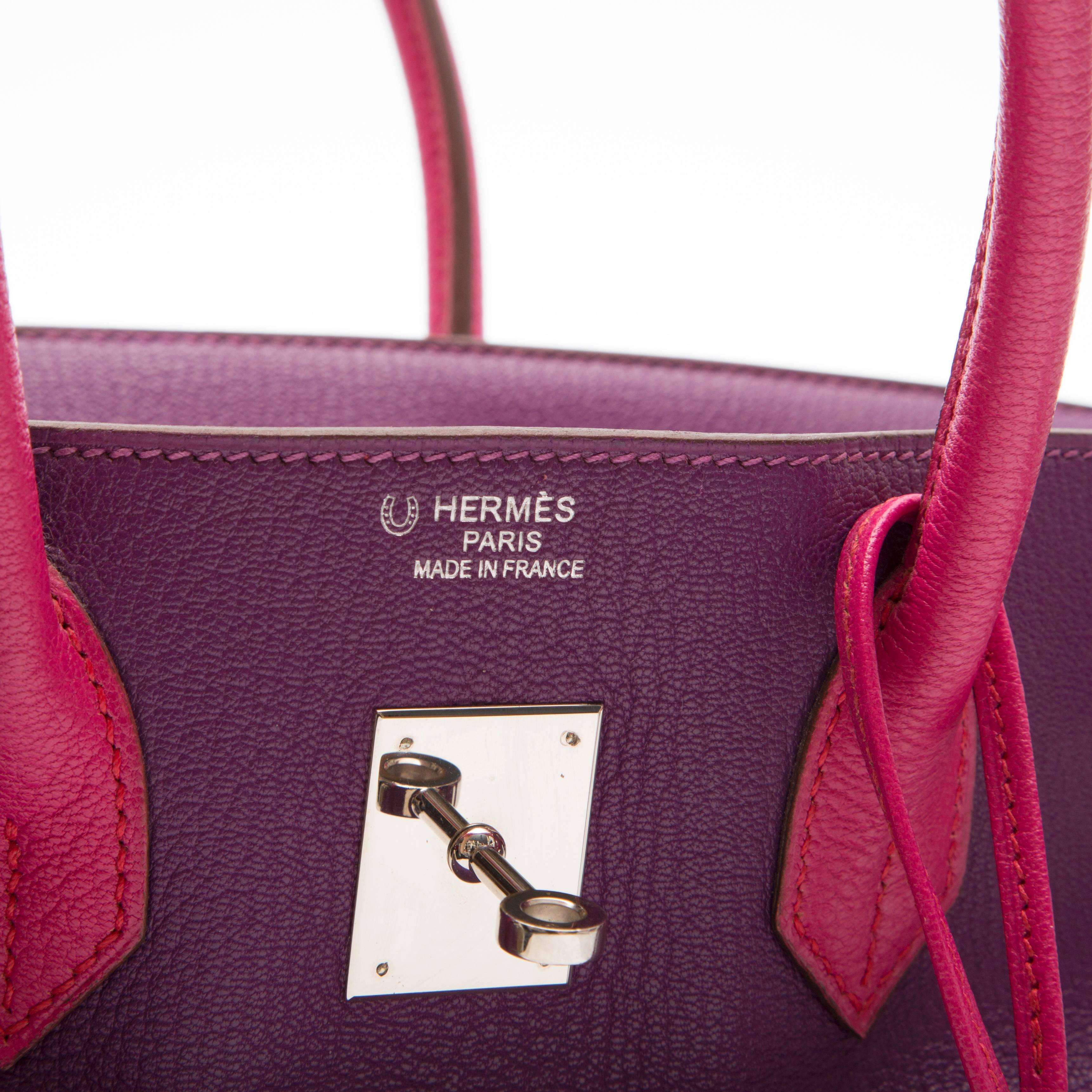 Hermes Special Order Bi-colour Togo Leather 35cm Birkin Bag 1