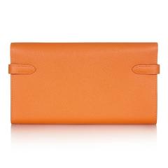 Hermes Orange Kelly Wallet