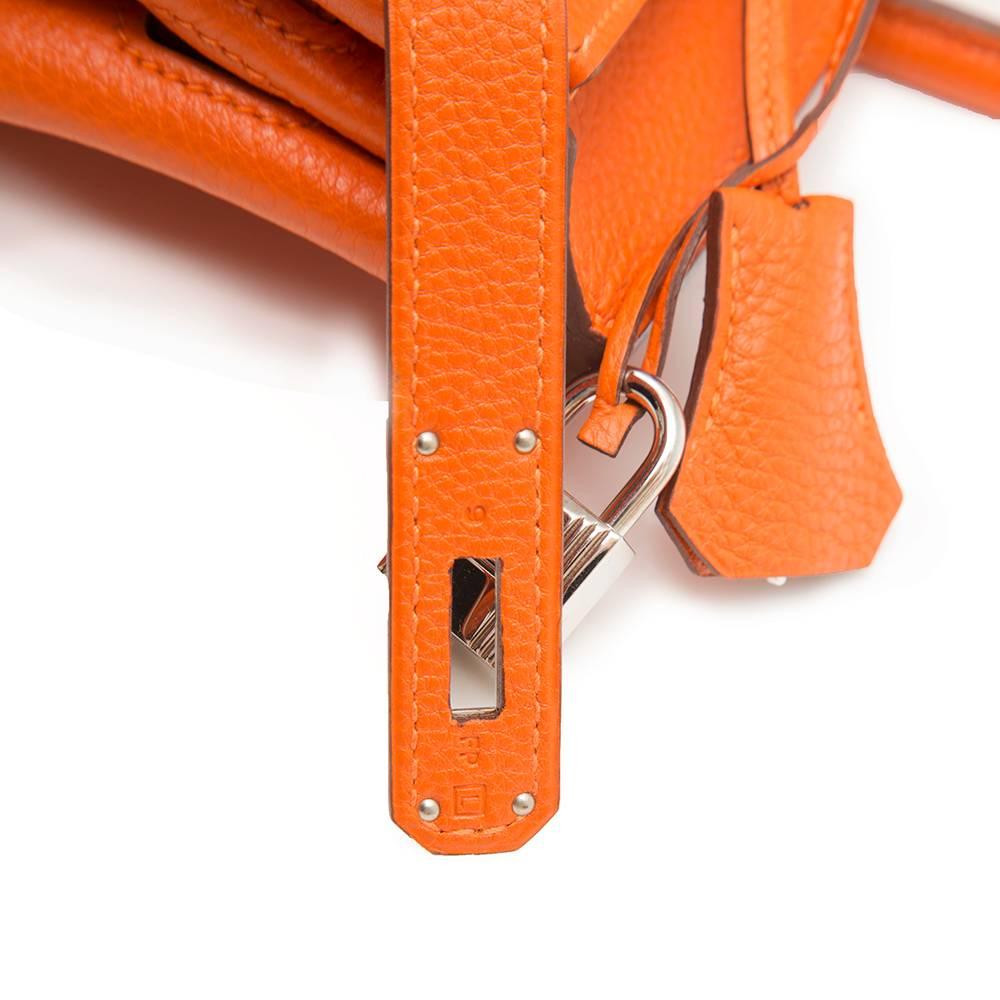Women's Hermes Orange Birkin 30 Handbag 