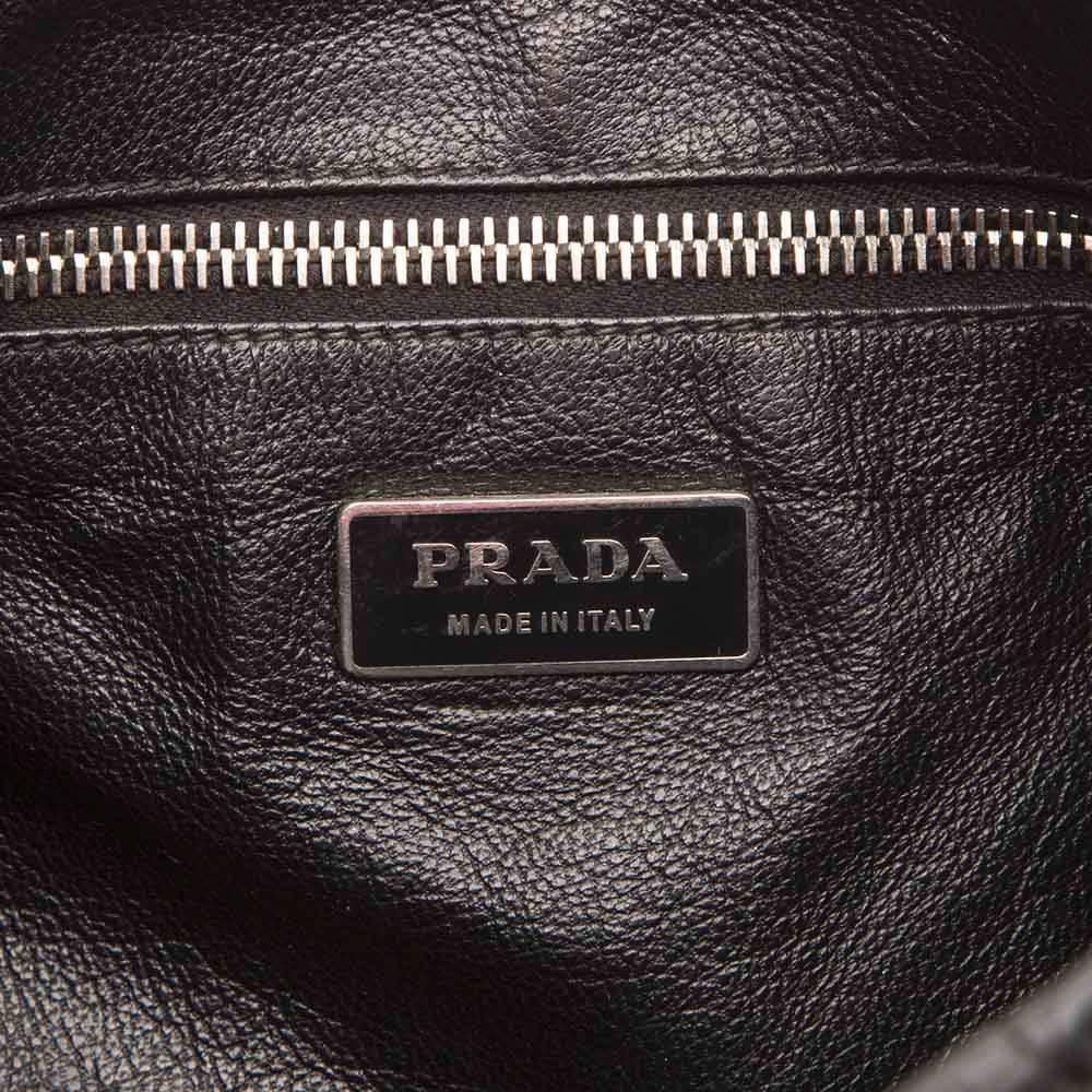 Women's Prada Leather and Exotic Skin Cross-Body Bag