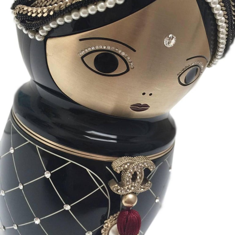 Limited Edition Chanel Doll Bag at 1stDibs  channel doll bag, doll bag  chanel, chanel russian doll bag