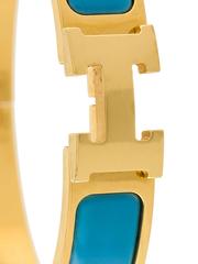 Hermes Blue Clic H Bracelet PM