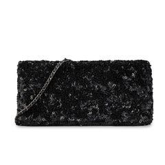 Chanel Sequin East West Flap Bag