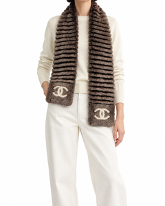 Chanel Women's Orylag and Fabric CC Scarf