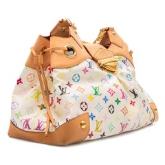 Louis Vuitton White Monogram Multicolour Ursula Tote Bag
