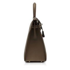 Hermes Grey Etoupe Kelly Epsom 35cm