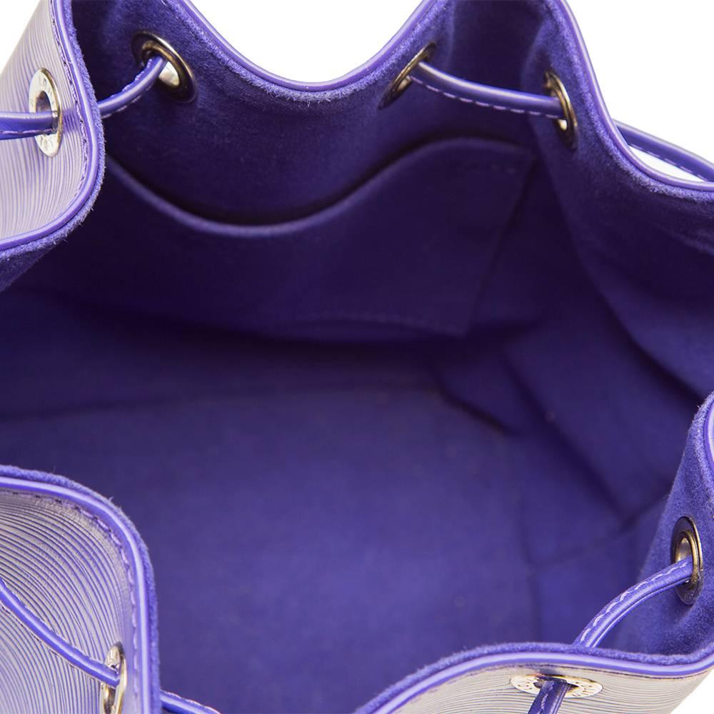 Louis Vuitton Purple Petit Noe Bag 3