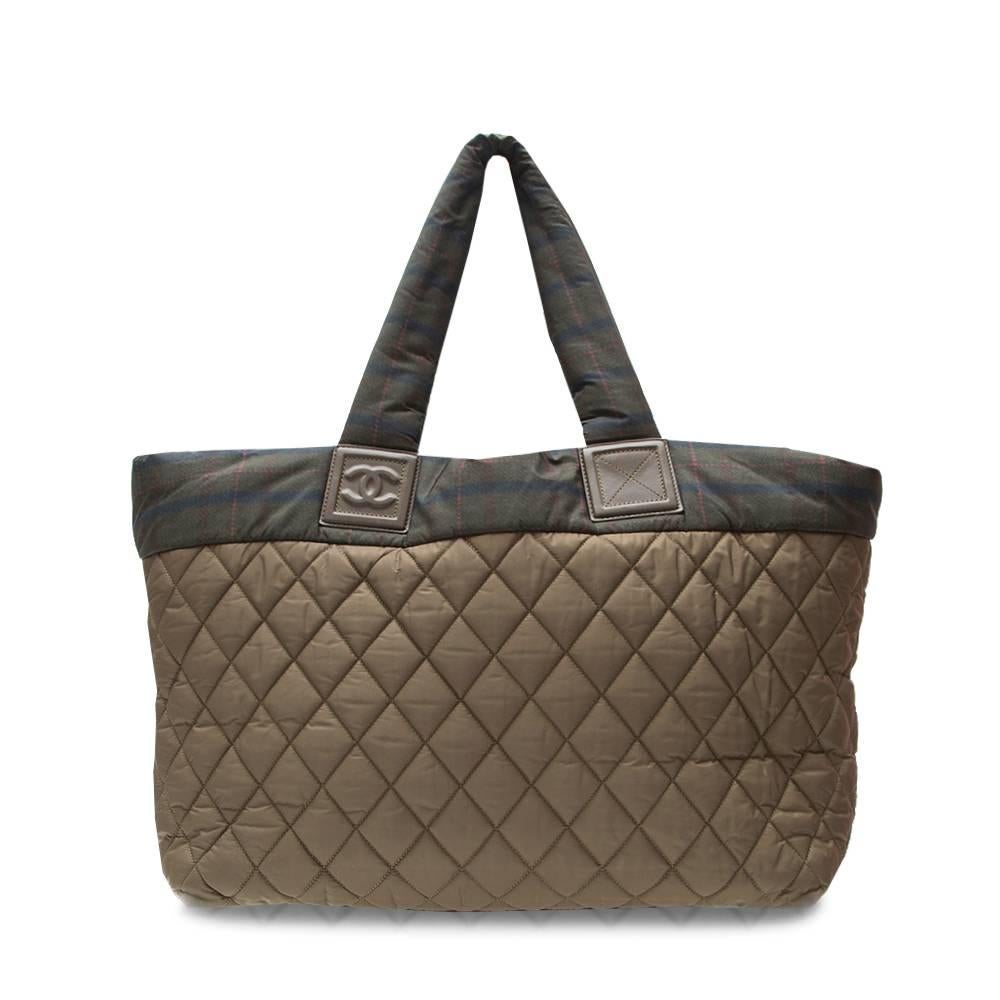 Chanel Khaki Coco Cocoon Tote Bag  In Excellent Condition In London, GB