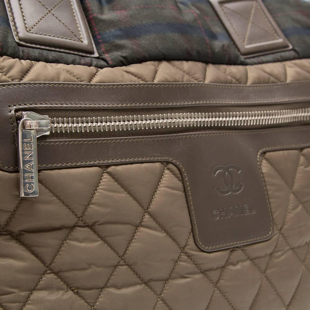 Chanel Khaki Coco Cocoon Tote Bag 1