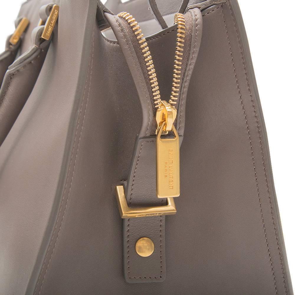 Yves Saint Laurent Grey Cabas Bag  6
