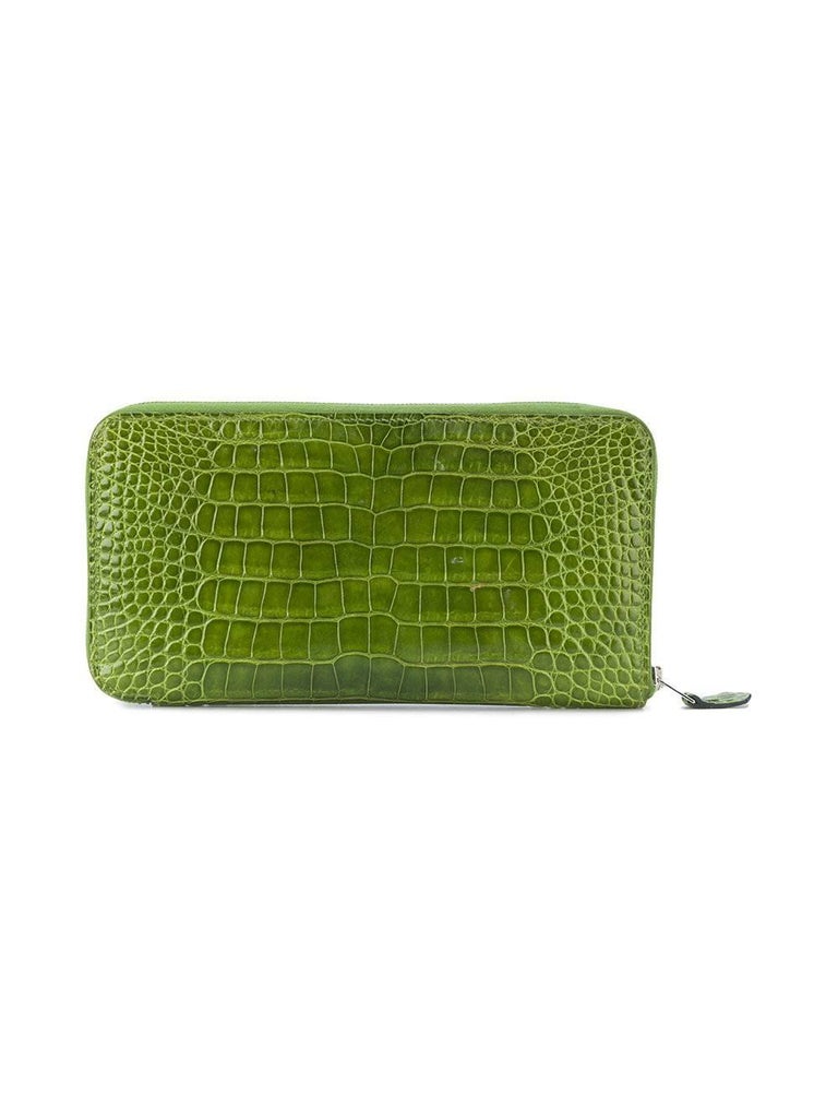 Hermes Green Crocodile Wallet at 1stDibs hermes crocodile wallet