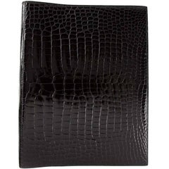 Hermès Crocodile Leather Ring Binder