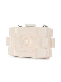 Chanel White Lego Brick Shoulder Bag