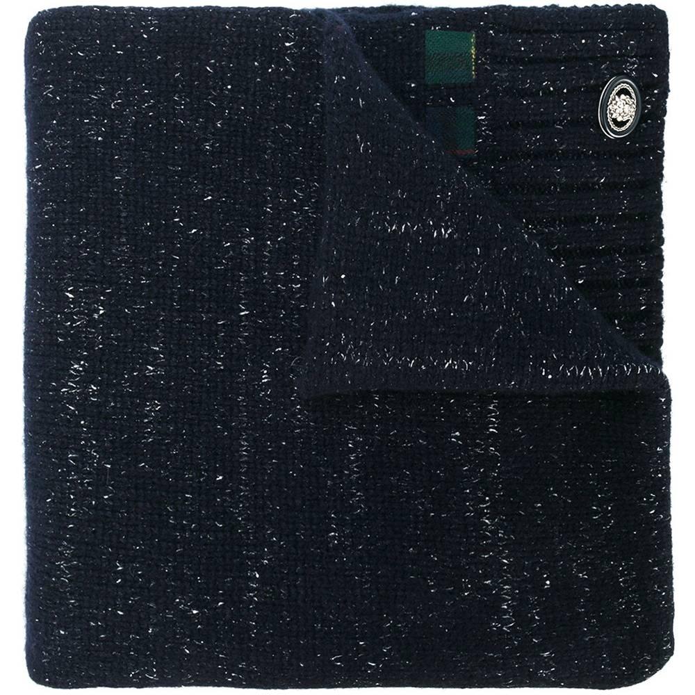 Chanel Navy Cashmere Scarf