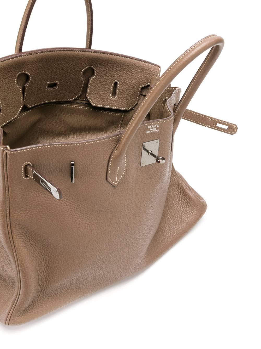 Hermès Etoupe 40cm Birkin Bag In Good Condition In London, GB