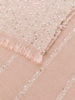 Valentino Pink Sequin Scarf