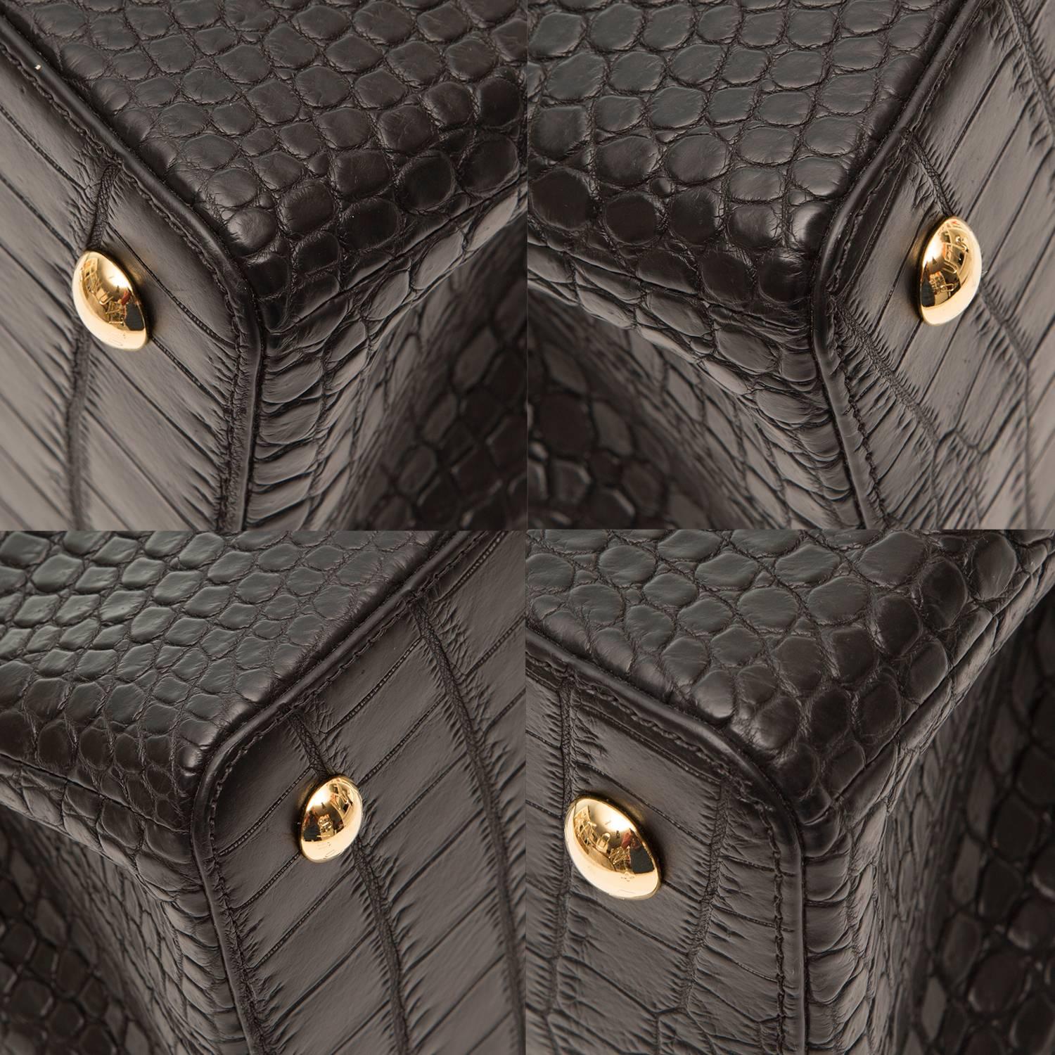 Louis Vuitton Matte Black Capucines Tote Bag In Excellent Condition In London, GB
