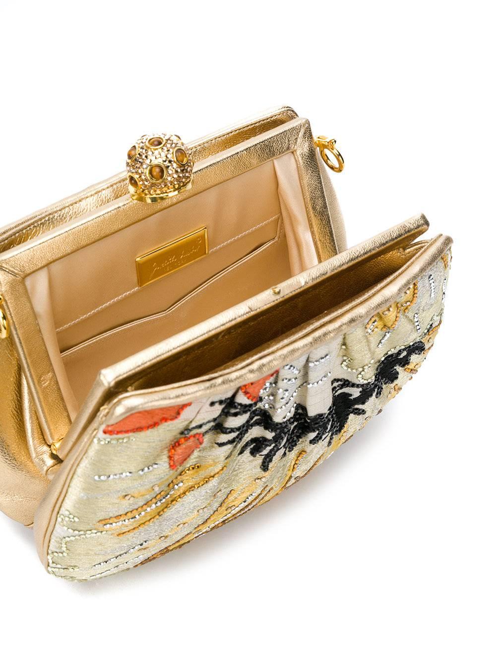 Women's Vintage Judith Leiber Gold Clutch Bag