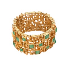 Vintage 1960's Panetta Green Bracelet