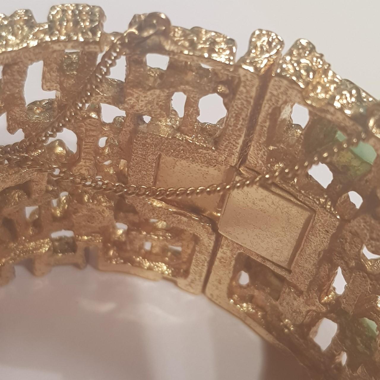 Women's Vintage 1960's Panetta Green Bracelet