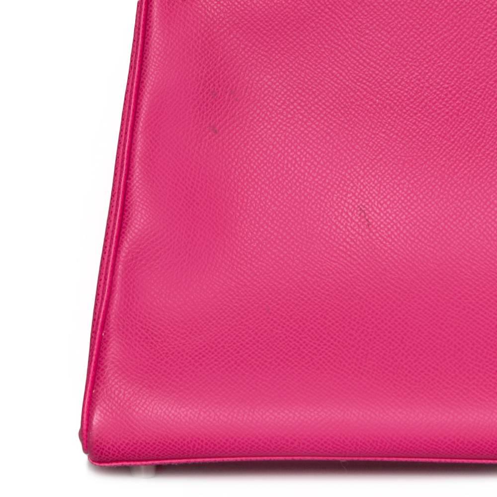 Women's or Men's Hermès Rose Tyrien Epsom Leather 28cm Kelly Bag