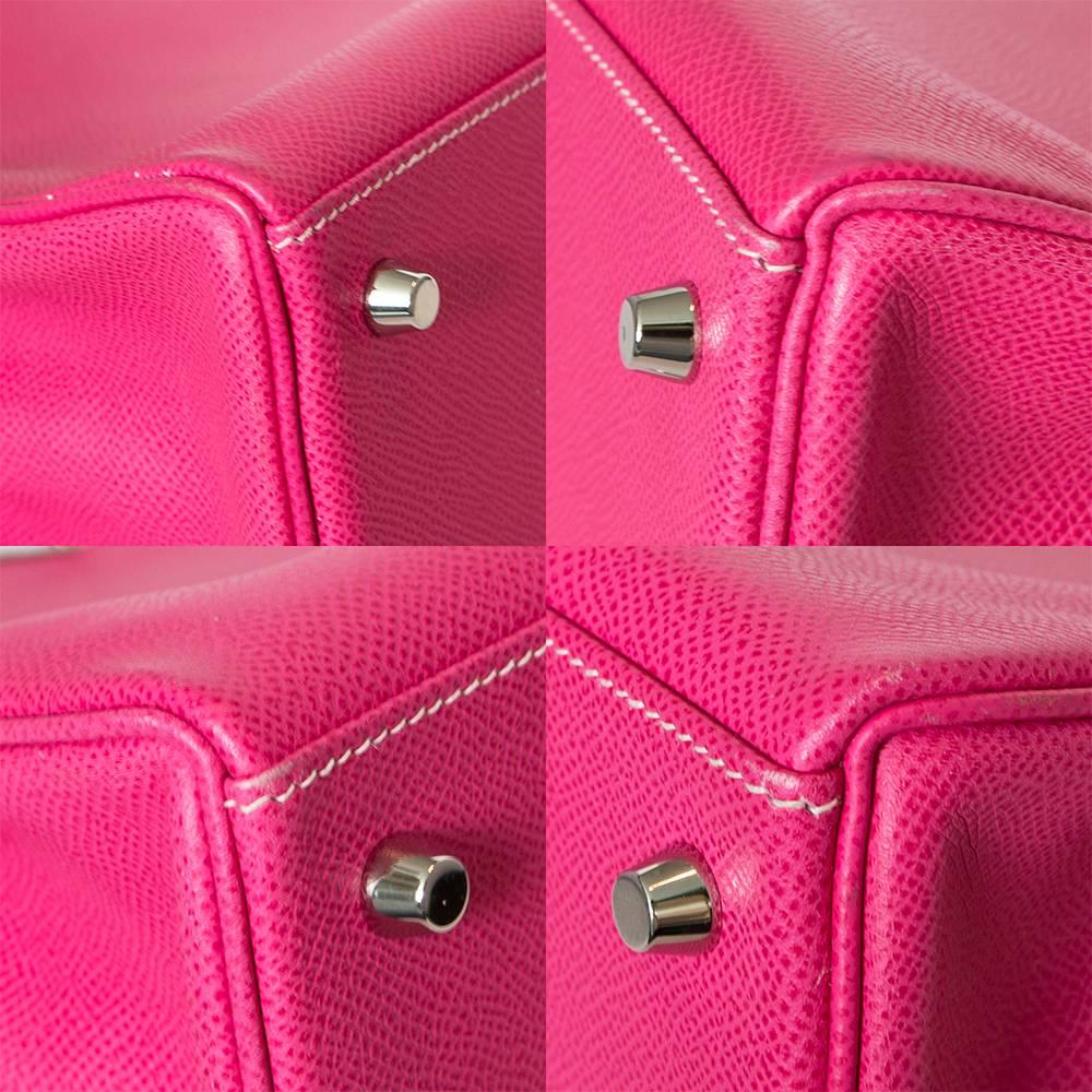 Hermès Rose Tyrien Epsom Leather 28cm Kelly Bag 1